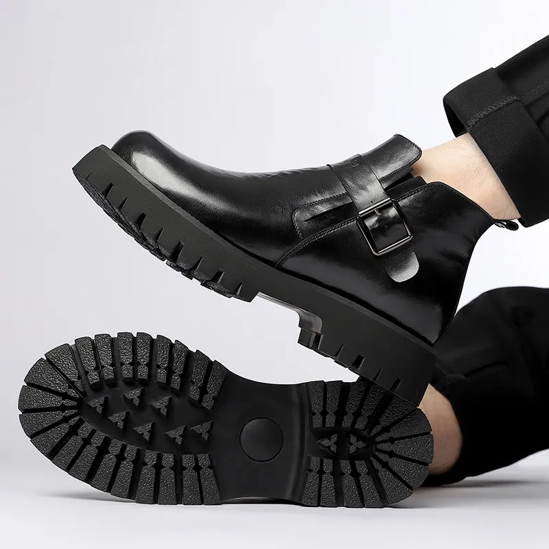Playboy Playboy Ankle Boots Men's Black-6