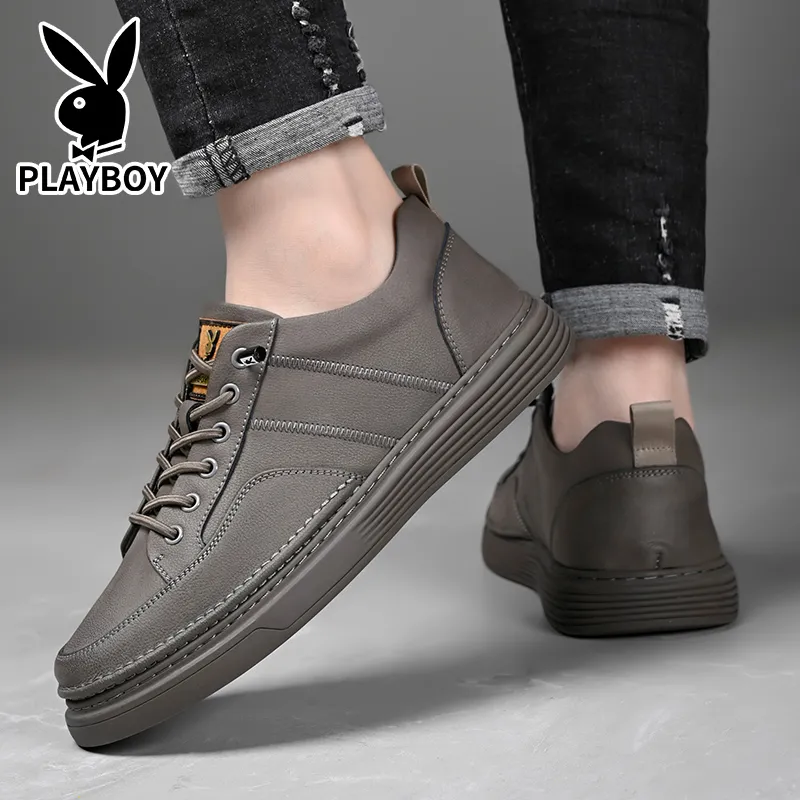 Playboy Playboy Cushioning Wear-Resistant Low-Top Skateboard Shoes Men's-2