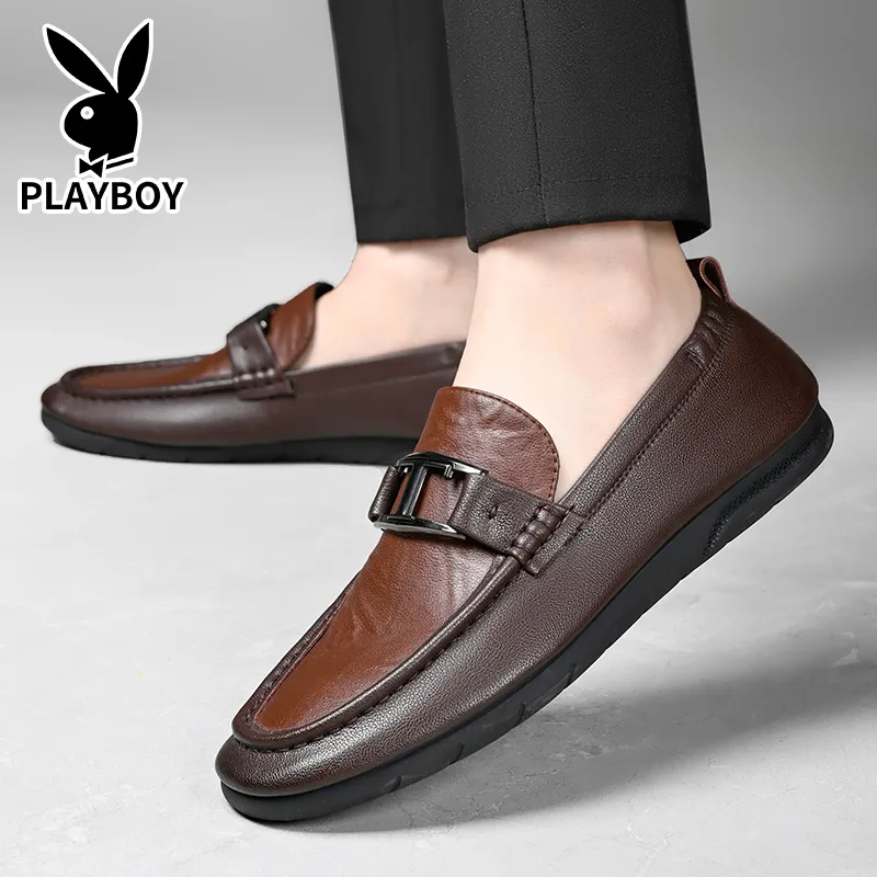 Playboy Loafers Men Black/Brown-4