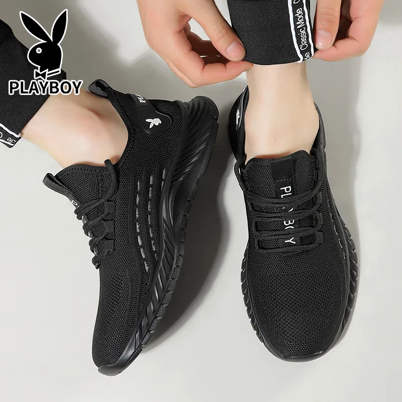 Playboy Playboy Cushioning Breathable Low-Top Casual Shoes Men's-15