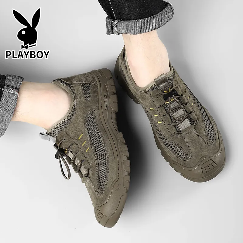 Playboy Playboy River Trekking Shoes Men's Khaki-3