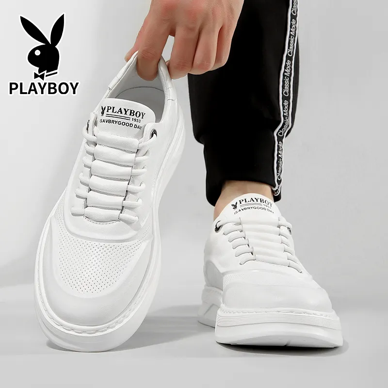 Playboy Playboy Breathable Low-Top Skateboard Shoes Men's-8