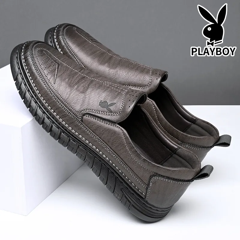 Playboy Playboy Men's Business Leather Shoes Men's-13