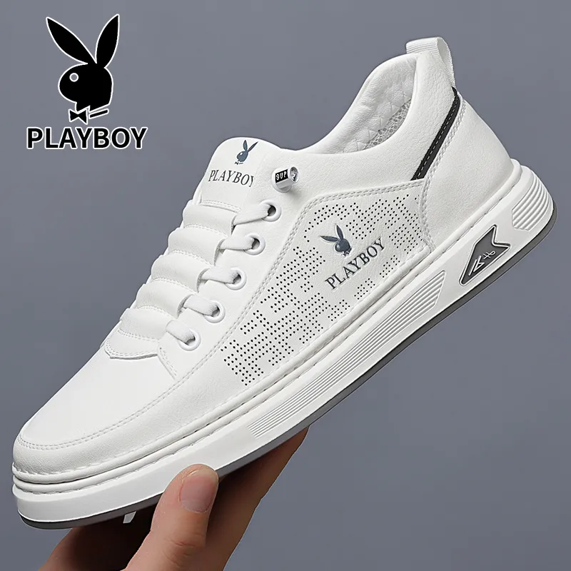 Playboy Playboy Breathable Low-Top Skateboard Shoes Men's-1