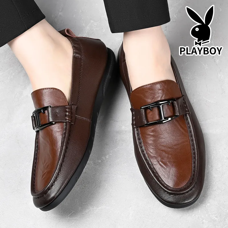 Playboy Loafers Men Black/Brown-3