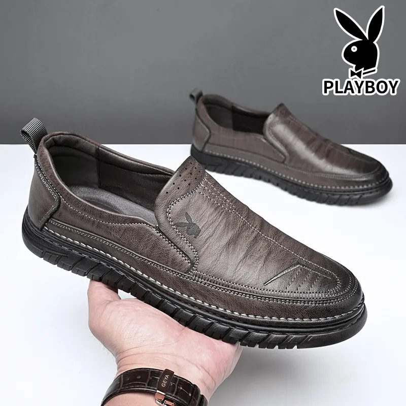 Playboy Playboy Men's Business Leather Shoes Men's-12