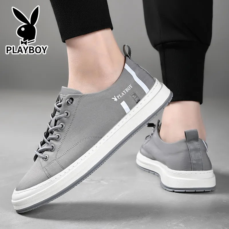 Playboy Playboy Breathable Coverage Lightweight Low-Top Canvas Shoes Men's-3