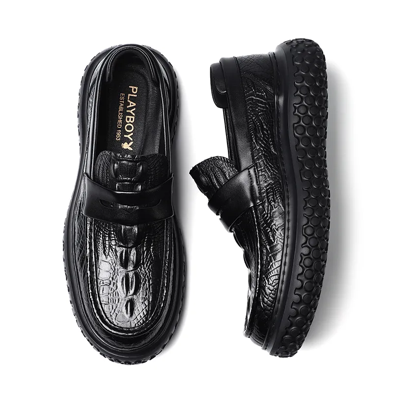 Playboy Loafers Men Black/Brown-3