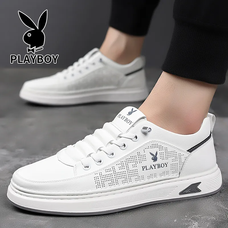 Playboy Playboy Breathable Low-Top Skateboard Shoes Men's-5