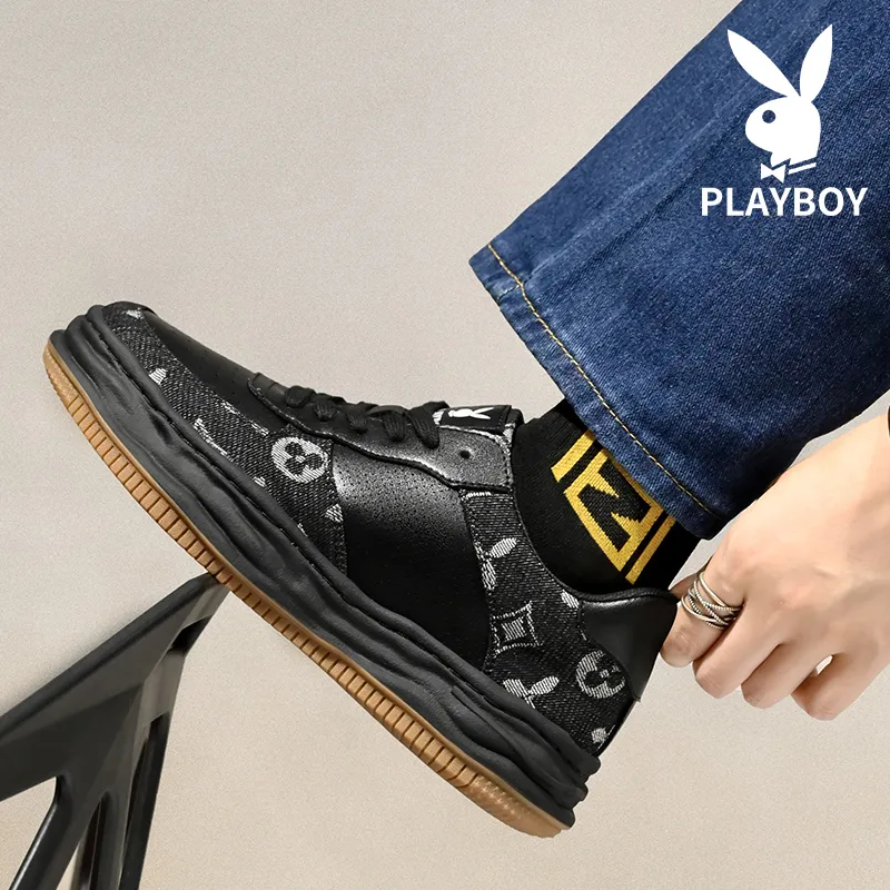 Playboy Playboy Slip Resistant Coverage Low Top Skateboard Shoes Men's-3
