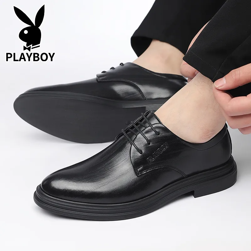 Playboy Playboy Dress Shoes Men's Black-6