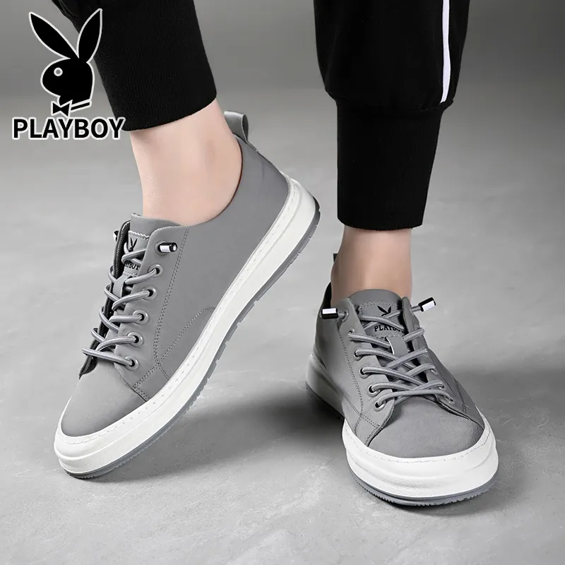 Playboy Playboy Breathable Coverage Lightweight Low-Top Canvas Shoes Men's-4