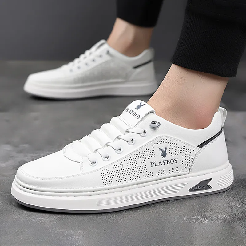 Playboy Playboy Breathable Low-Top Skateboard Shoes Men's-3