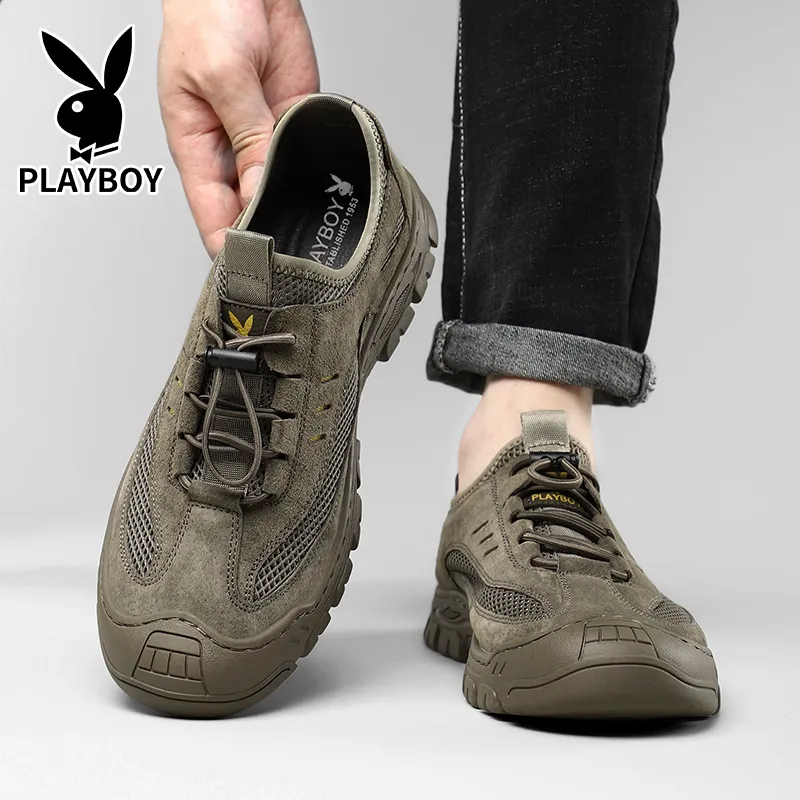 Playboy Playboy River Trekking Shoes Men's Khaki-2
