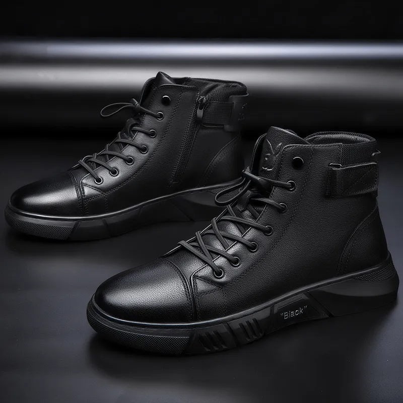 Playboy Playboy Ankle Boots Men's Black-3