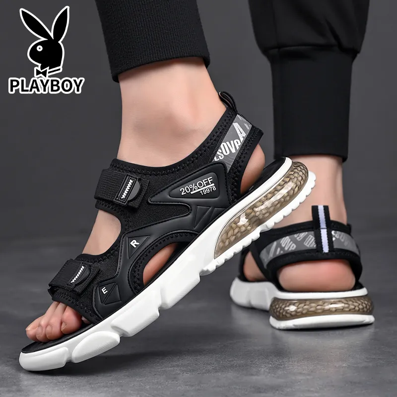 Playboy Playboy Beach Sandals Men's Black-7