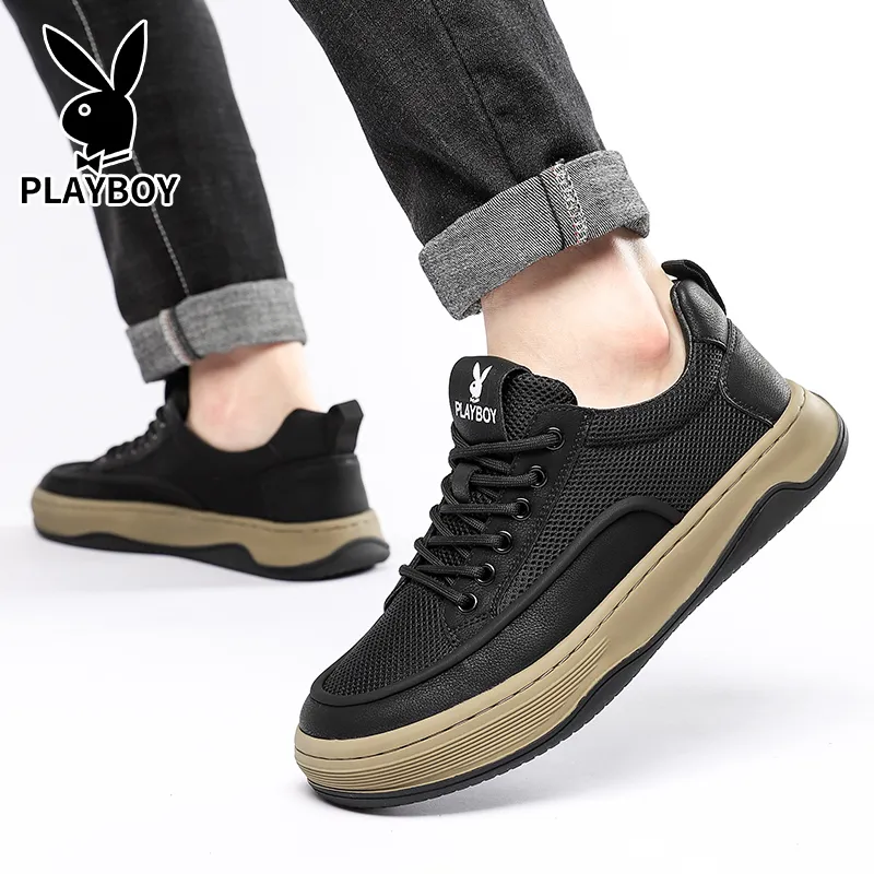 Playboy Playboy Cushioning Lightweight Breathable Skateboard Shoes Men's-2