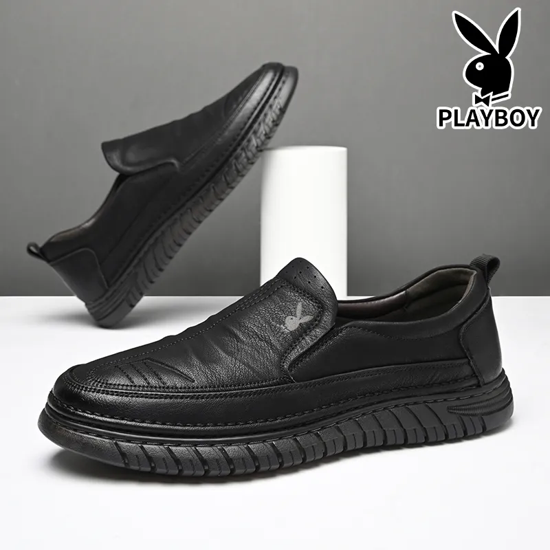Playboy Playboy Men's Business Leather Shoes Men's-3