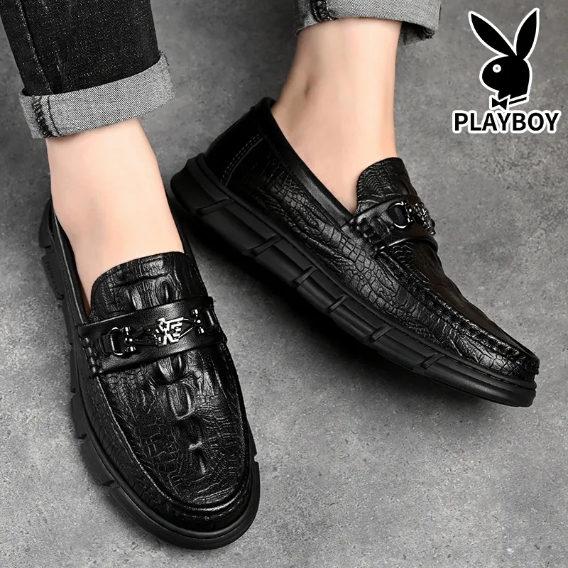 Playboy Loafers Men Black-15