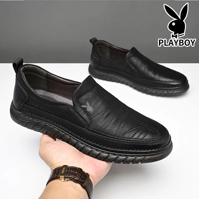 Playboy Playboy Men's Business Leather Shoes Men's-4