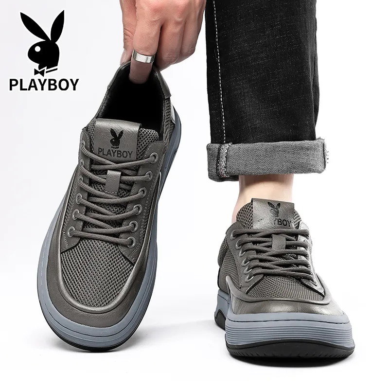 Playboy Playboy Cushioning Lightweight Breathable Skateboard Shoes Men's-13