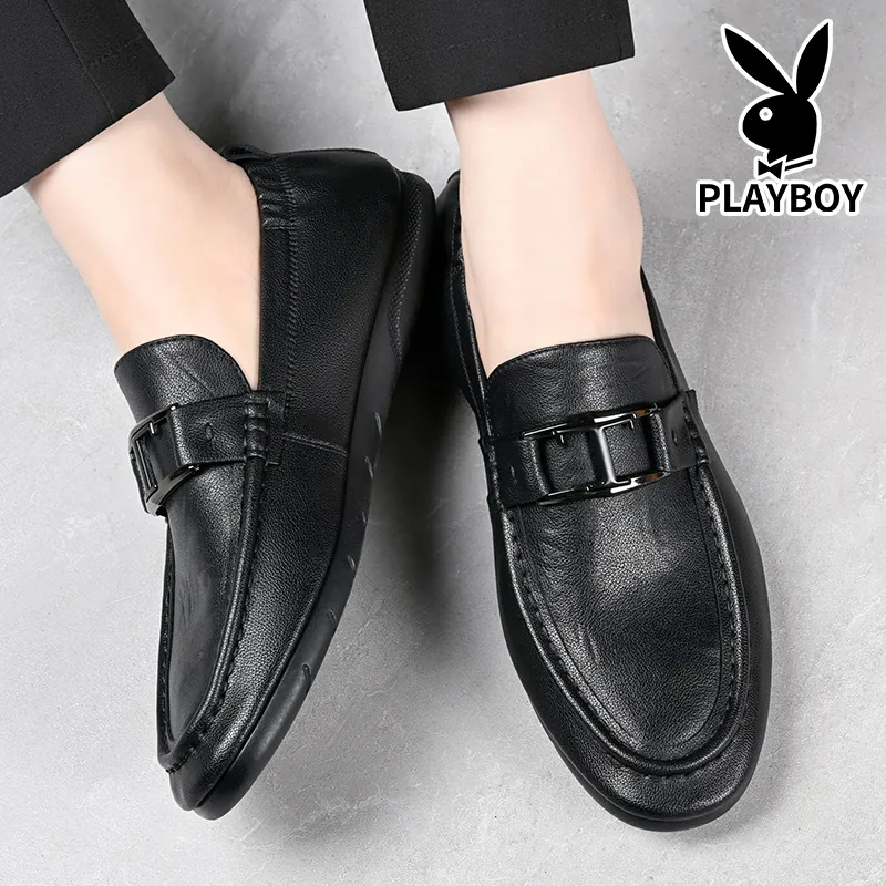 Playboy Loafers Men Black/Brown-9