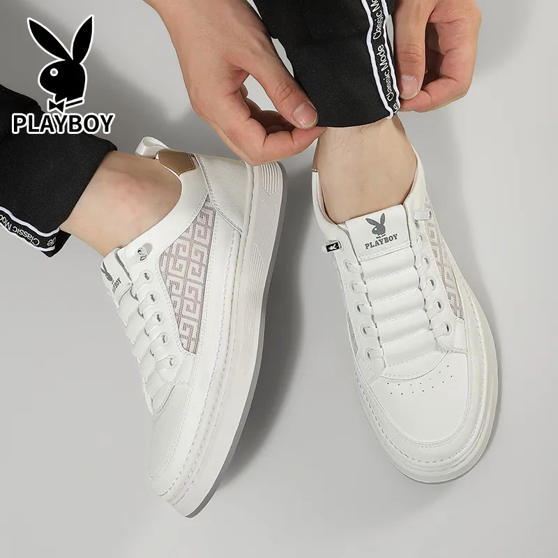 Playboy Playboy Lightweight Breathable Moisture Wicking Low Top Skateboard Shoes Men's-4