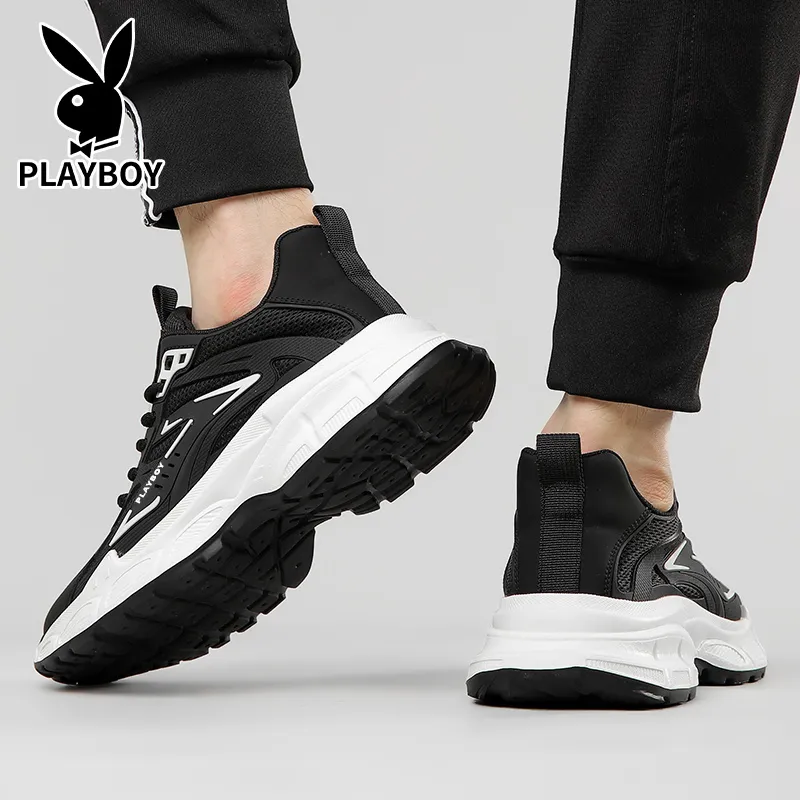Playboy Running Shoes Flyknit Mesh Athletic Shoes Men's-15