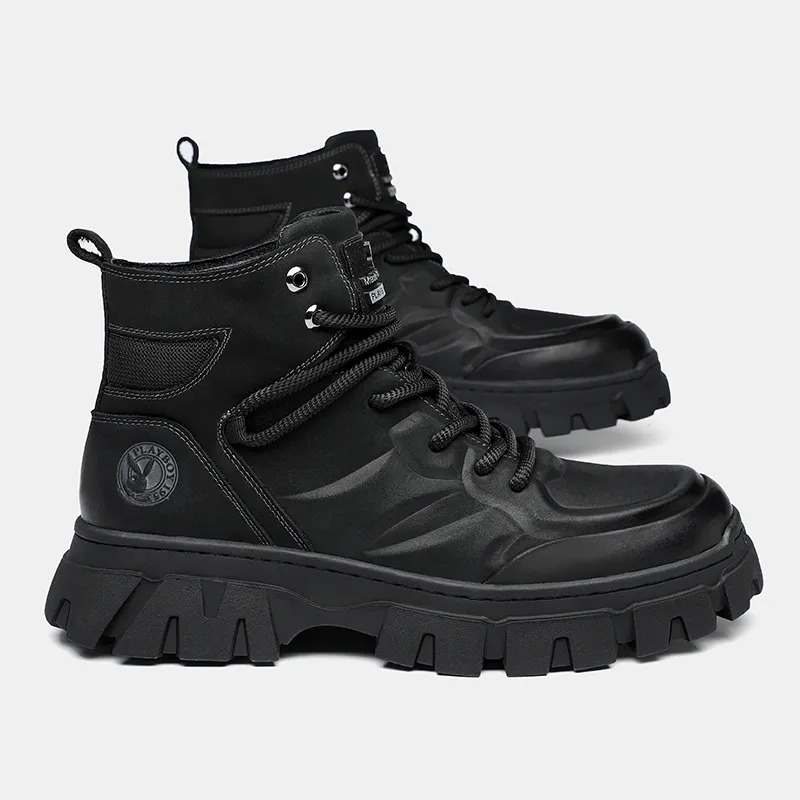 Playboy Playboy Short Martin Boot 4.5cm Men's-3