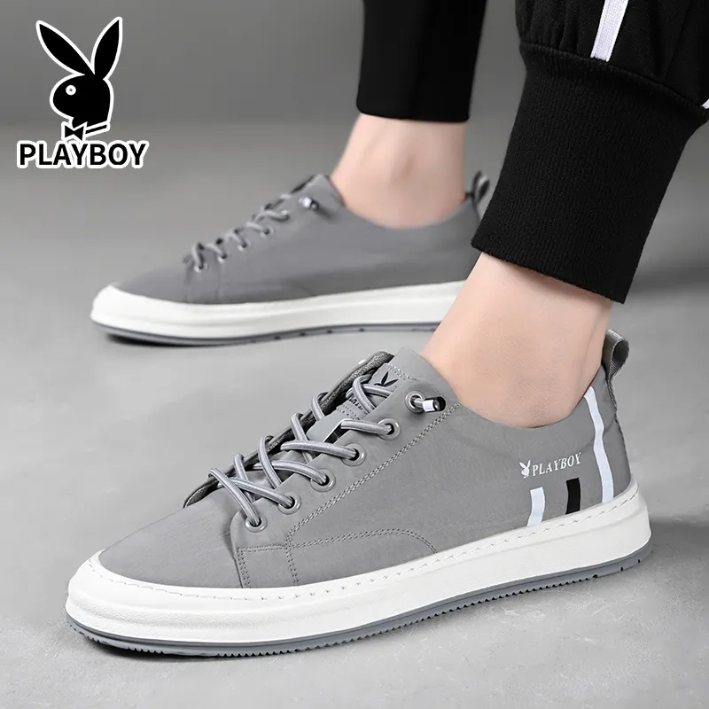 Playboy Playboy Breathable Coverage Lightweight Low-Top Canvas Shoes Men's-1