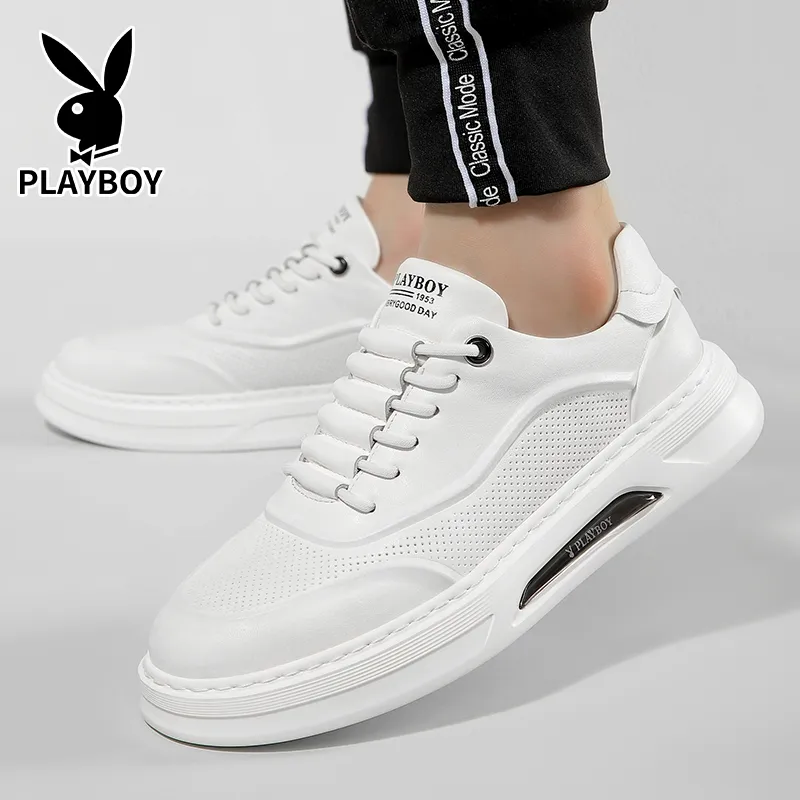 Playboy Playboy Breathable Low-Top Skateboard Shoes Men's-5