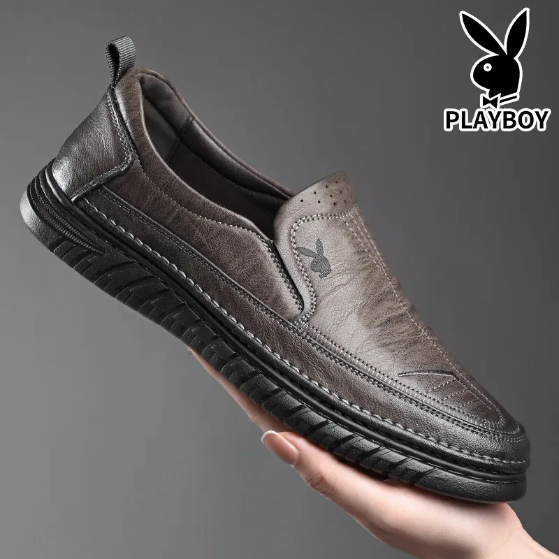 Playboy Playboy Men's Business Leather Shoes Men's-14