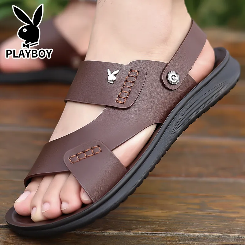 Playboy Playboy Beach Sandals Men's Brown-7