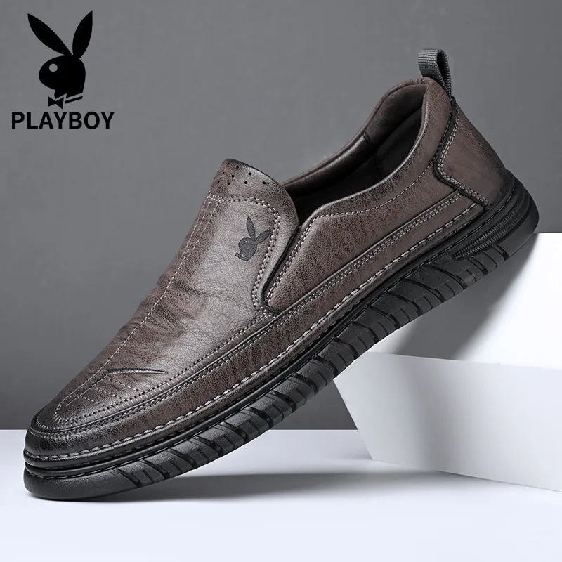 Playboy Playboy Men's Business Leather Shoes Men's-11