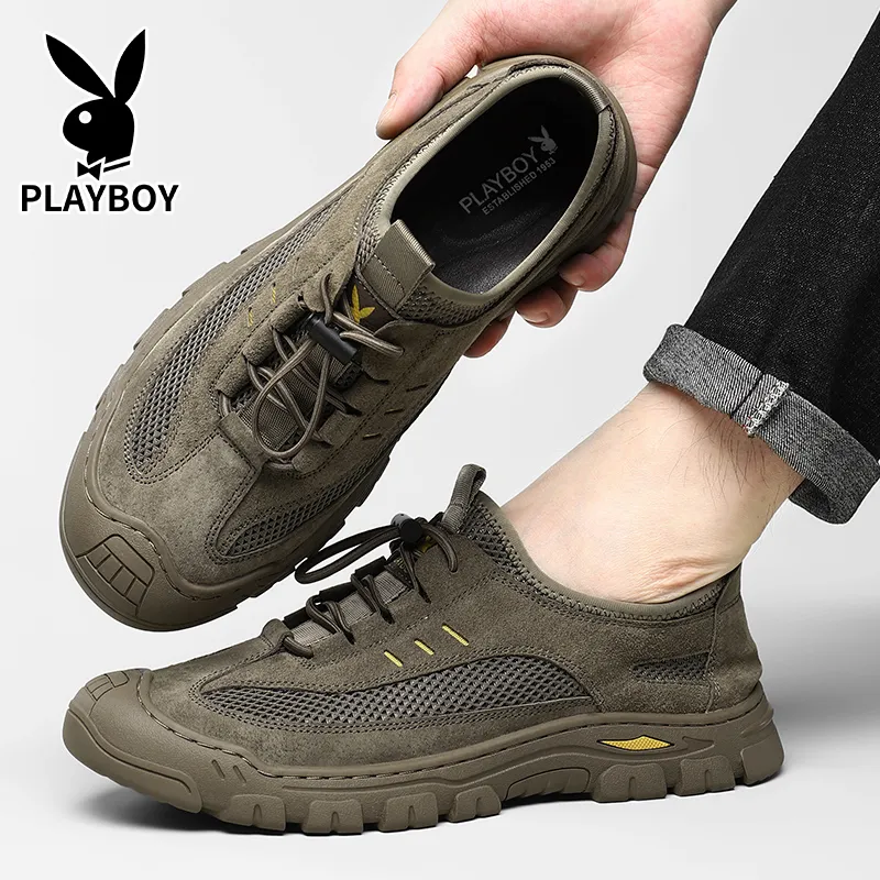 Playboy Playboy River Trekking Shoes Men's Khaki-4