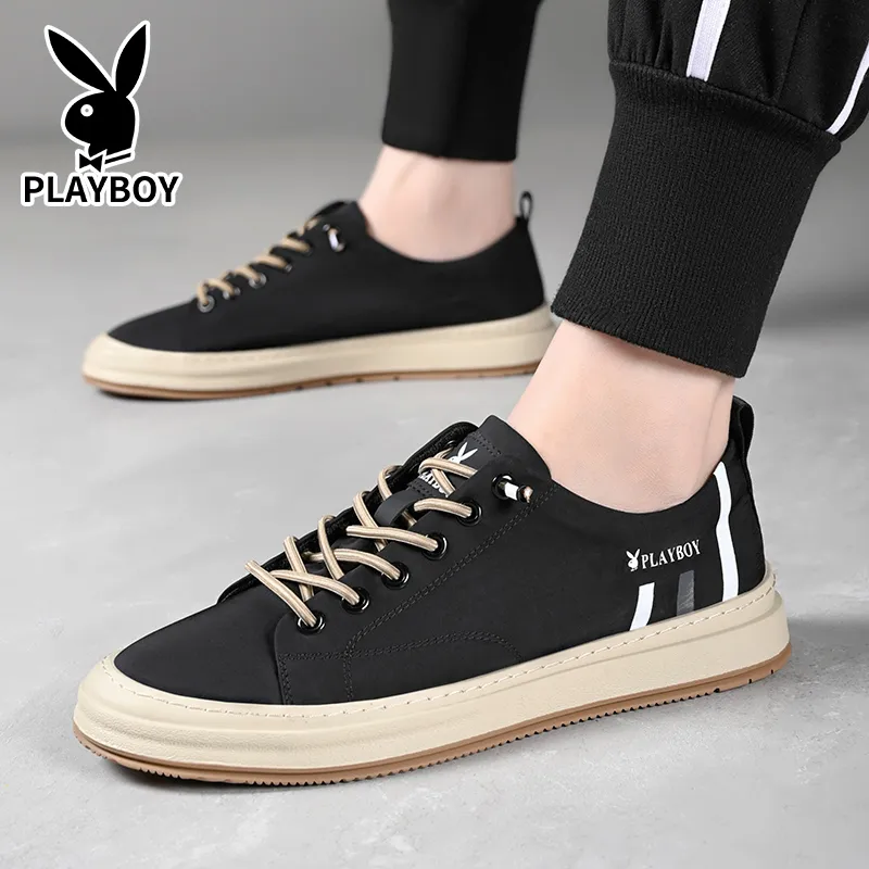 Playboy Playboy Breathable Coverage Lightweight Low-Top Canvas Shoes Men's-6