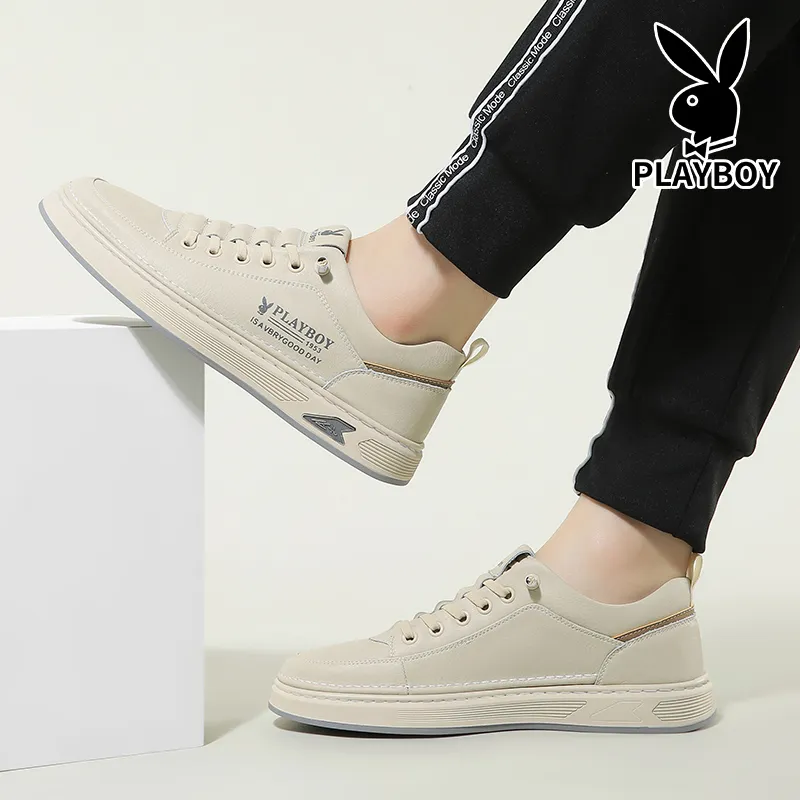 Playboy Playboy Wear-Resistant Water-Resistant Slip-Resistant Low-Top Skateboard Shoes Men's-10
