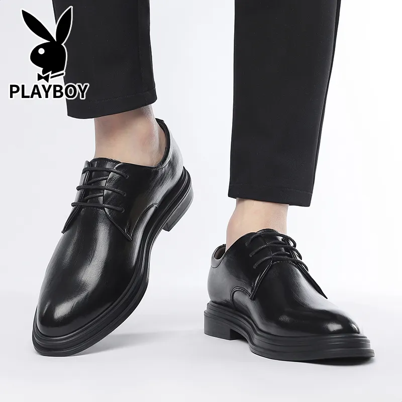 Playboy Playboy Dress Shoes Men's Black-4