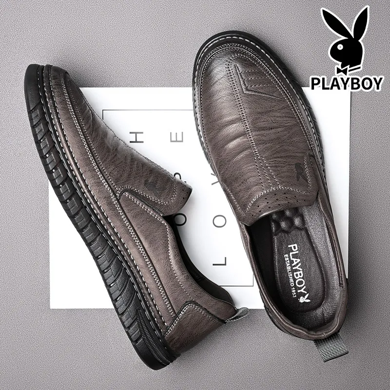 Playboy Playboy Men's Business Leather Shoes Men's-9