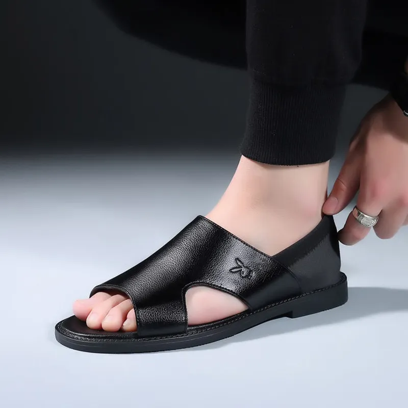 Playboy Playboy Strap Sandals Men's Black-4