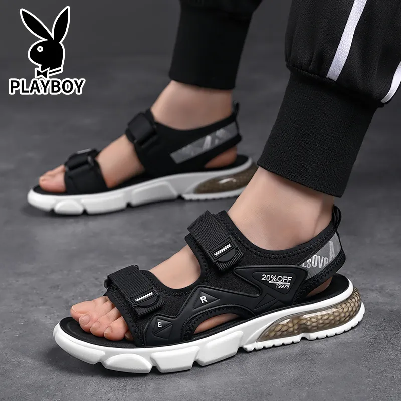 Playboy Playboy Beach Sandals Men's Black-5