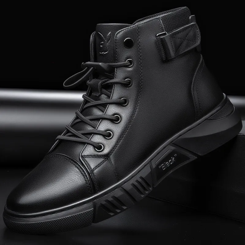 Playboy Playboy Ankle Boots Men's Black-1