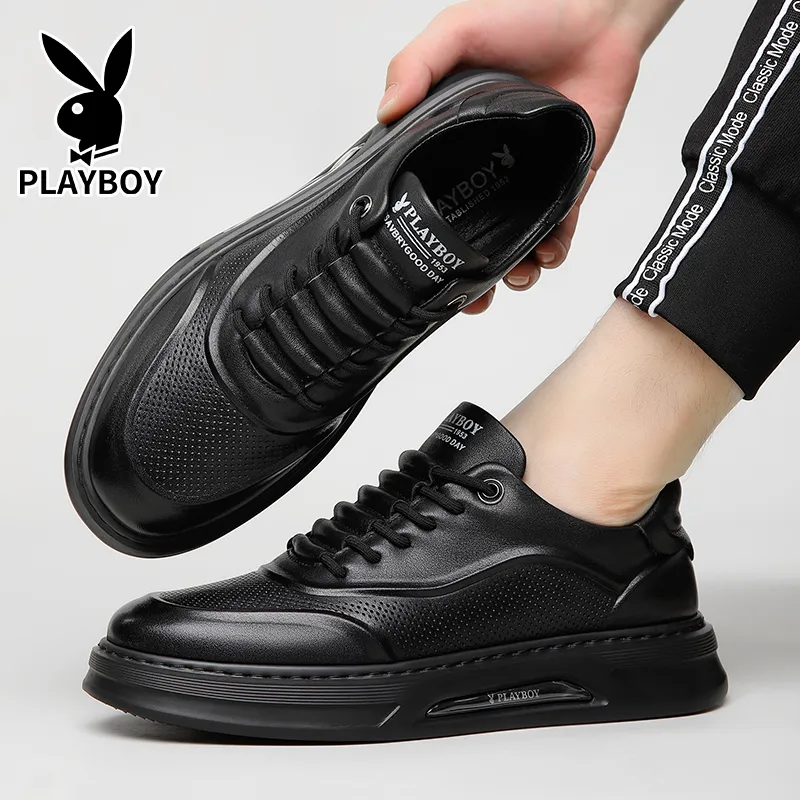 Playboy Playboy Breathable Low-Top Skateboard Shoes Men's-13