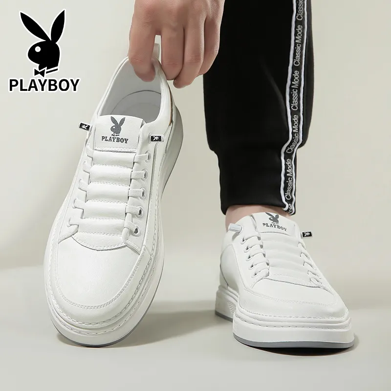 Playboy Playboy Wear-Resistant Water-Resistant Slip-Resistant Low-Top Skateboard Shoes Men's-3
