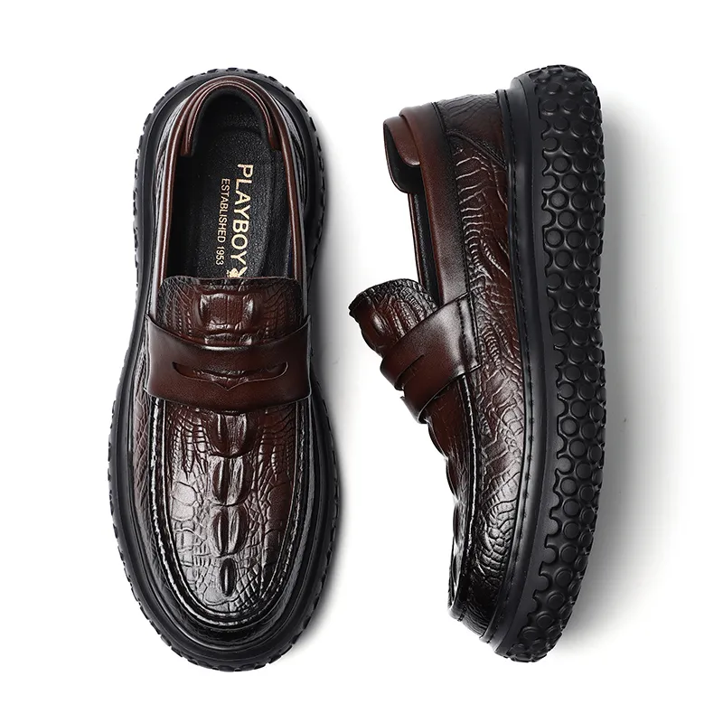 Playboy Loafers Men Black/Brown-8