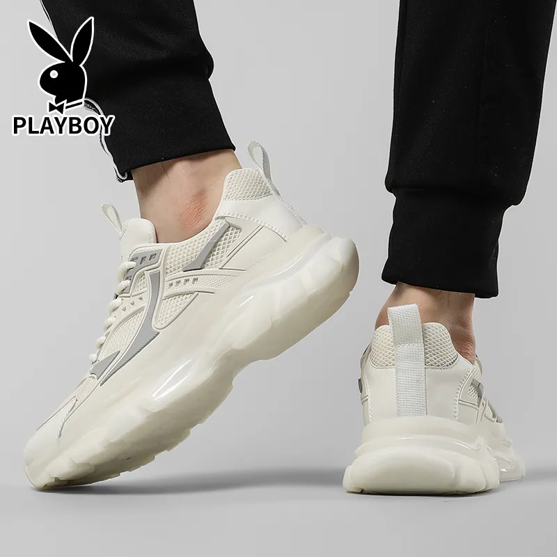 Playboy Breathable Low Top Chunky Sneakers Men's-5