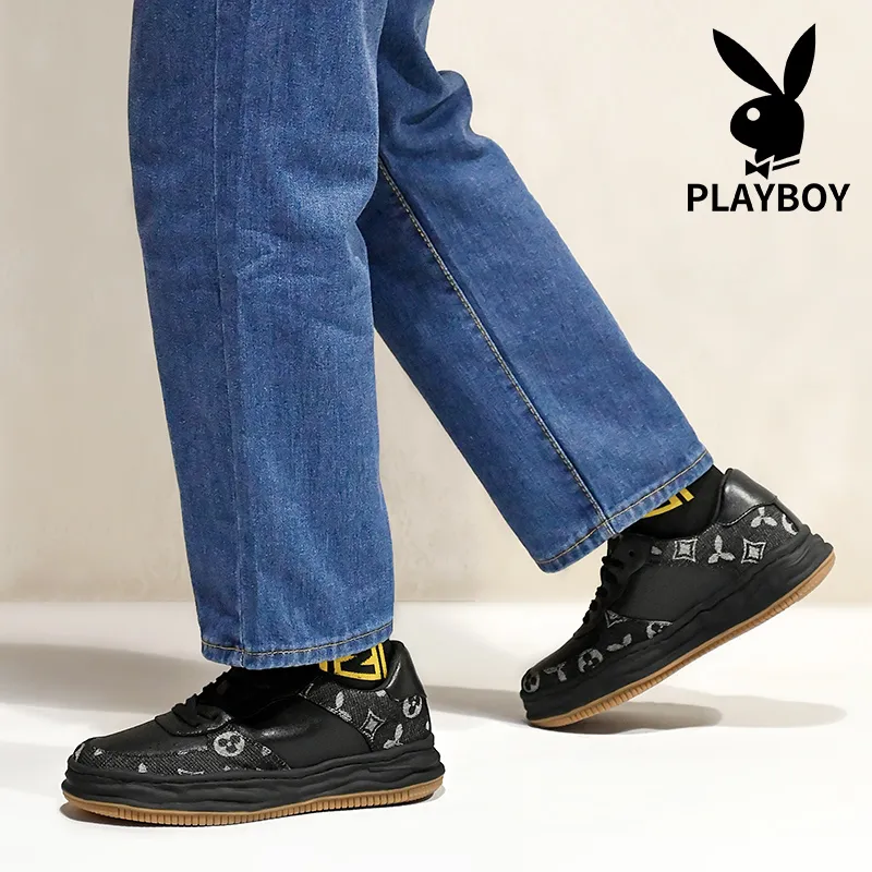 Playboy Playboy Slip Resistant Coverage Low Top Skateboard Shoes Men's-2