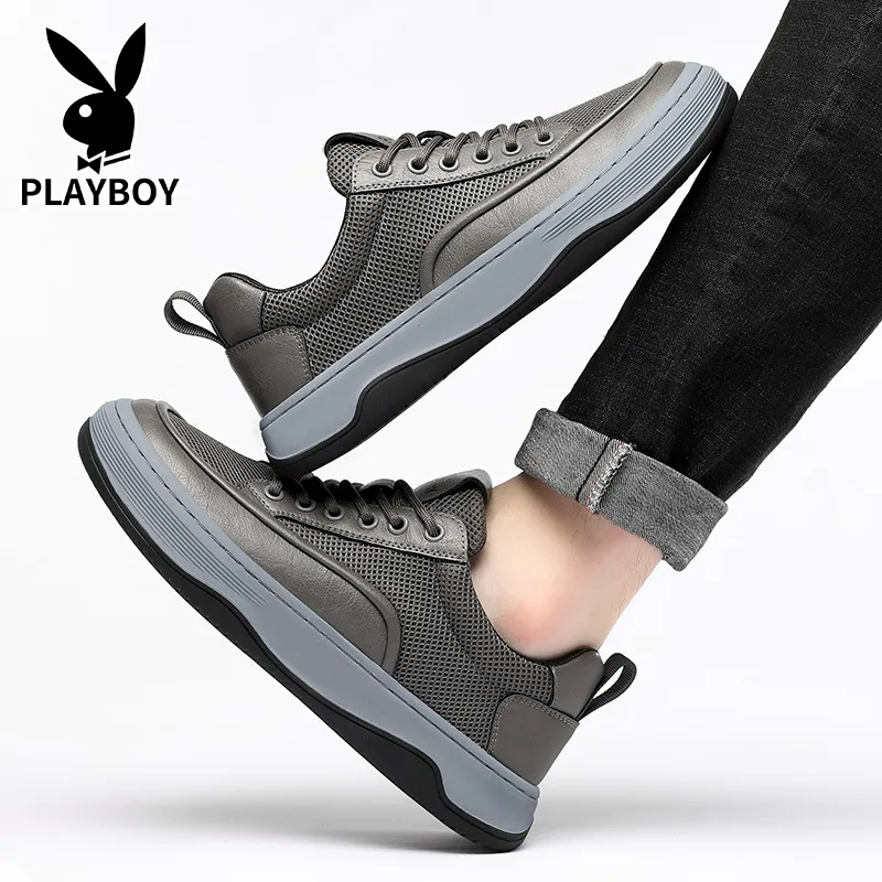 Playboy Playboy Cushioning Lightweight Breathable Skateboard Shoes Men's-14