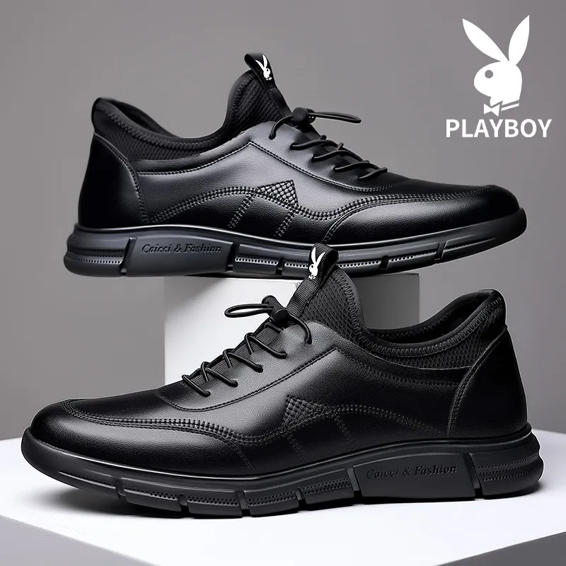 Playboy Casual Shoes Men's Black-3