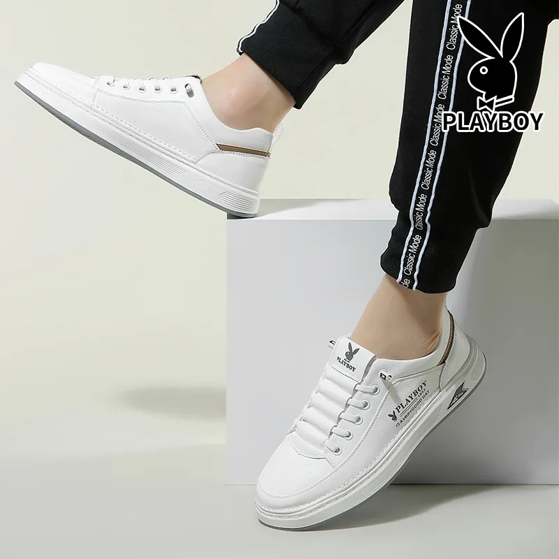 Playboy Playboy Wear-Resistant Water-Resistant Slip-Resistant Low-Top Skateboard Shoes Men's-5